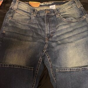 Berne Men's Blue Jeans Bootcut Jeans